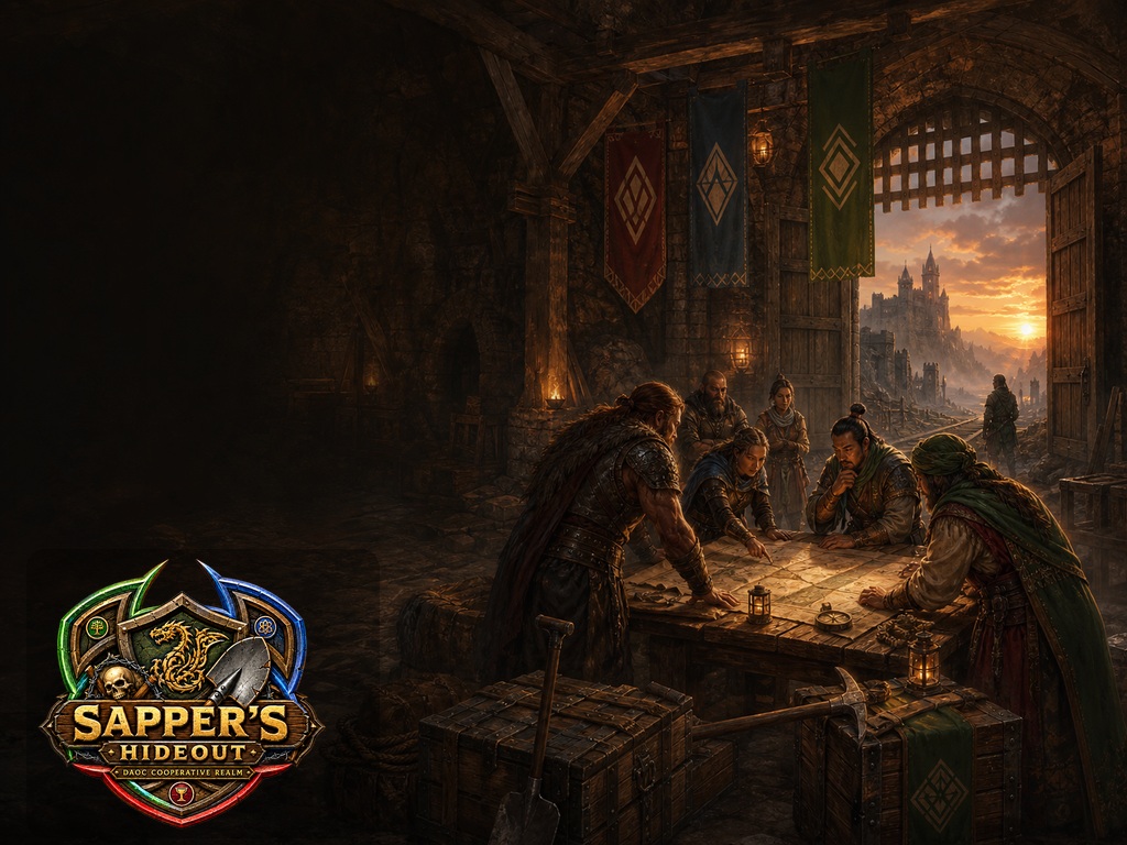 Sapper's Hideout Dark Age of Camelot realm artwork