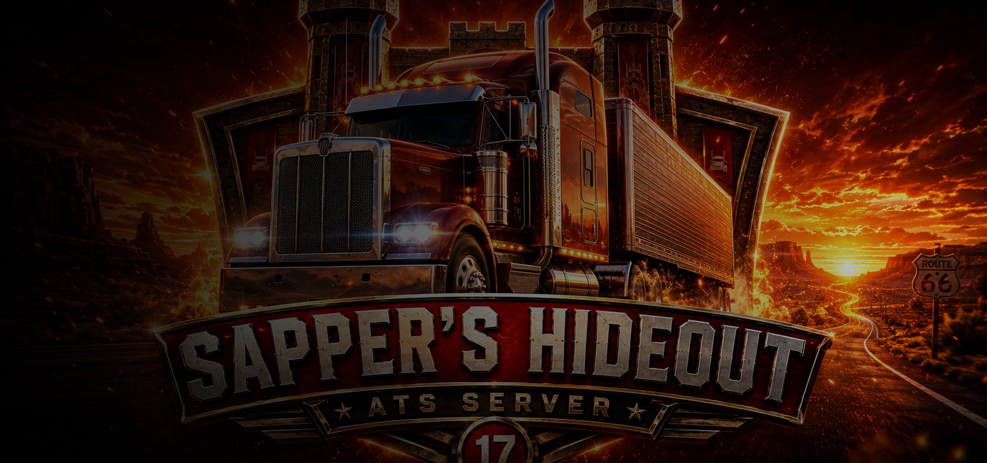 Sapper's Hideout American Truck Simulator server artwork
